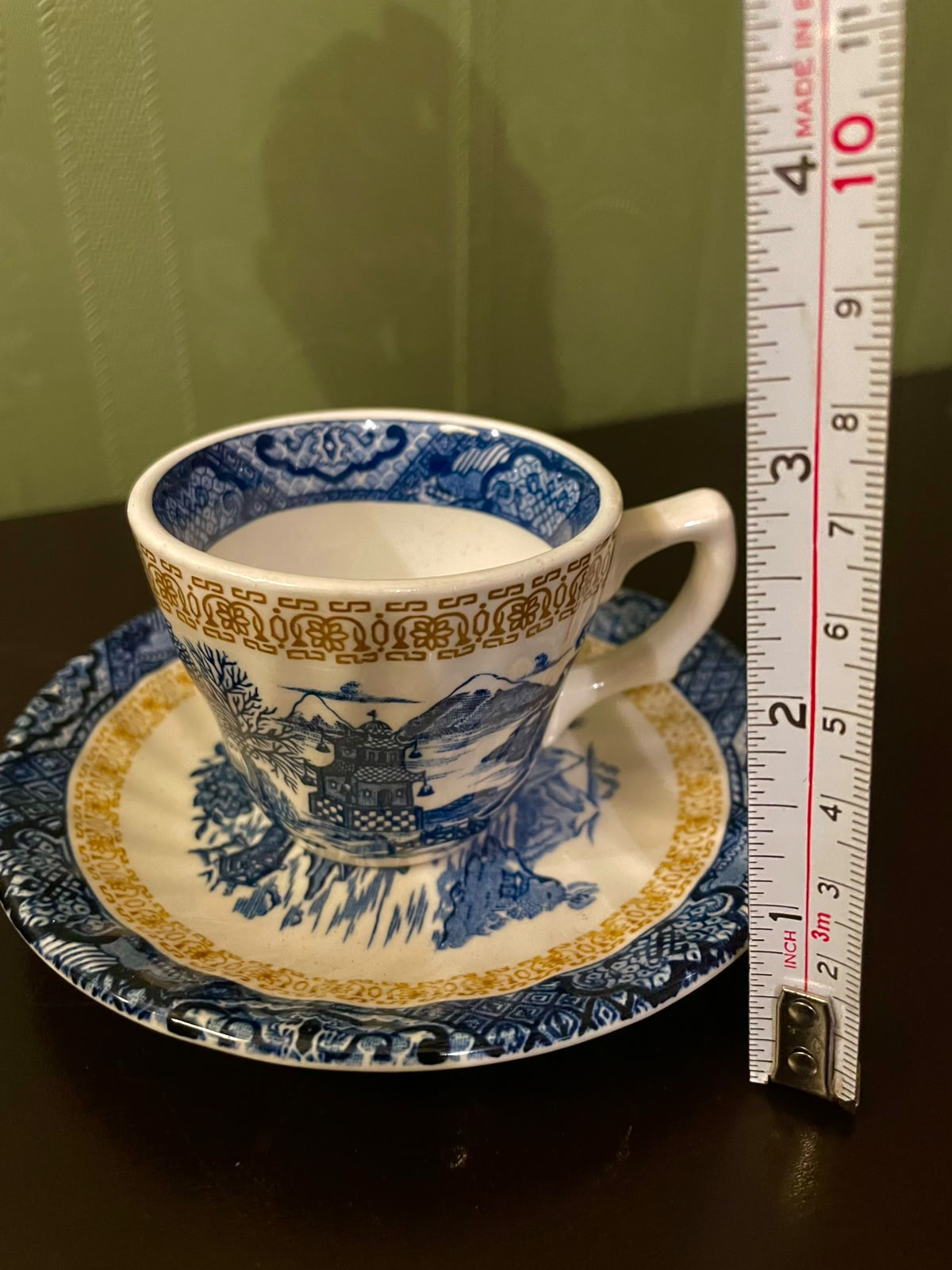 Royal Tudor Chinese Gardens Coffee Cup & Saucer Set