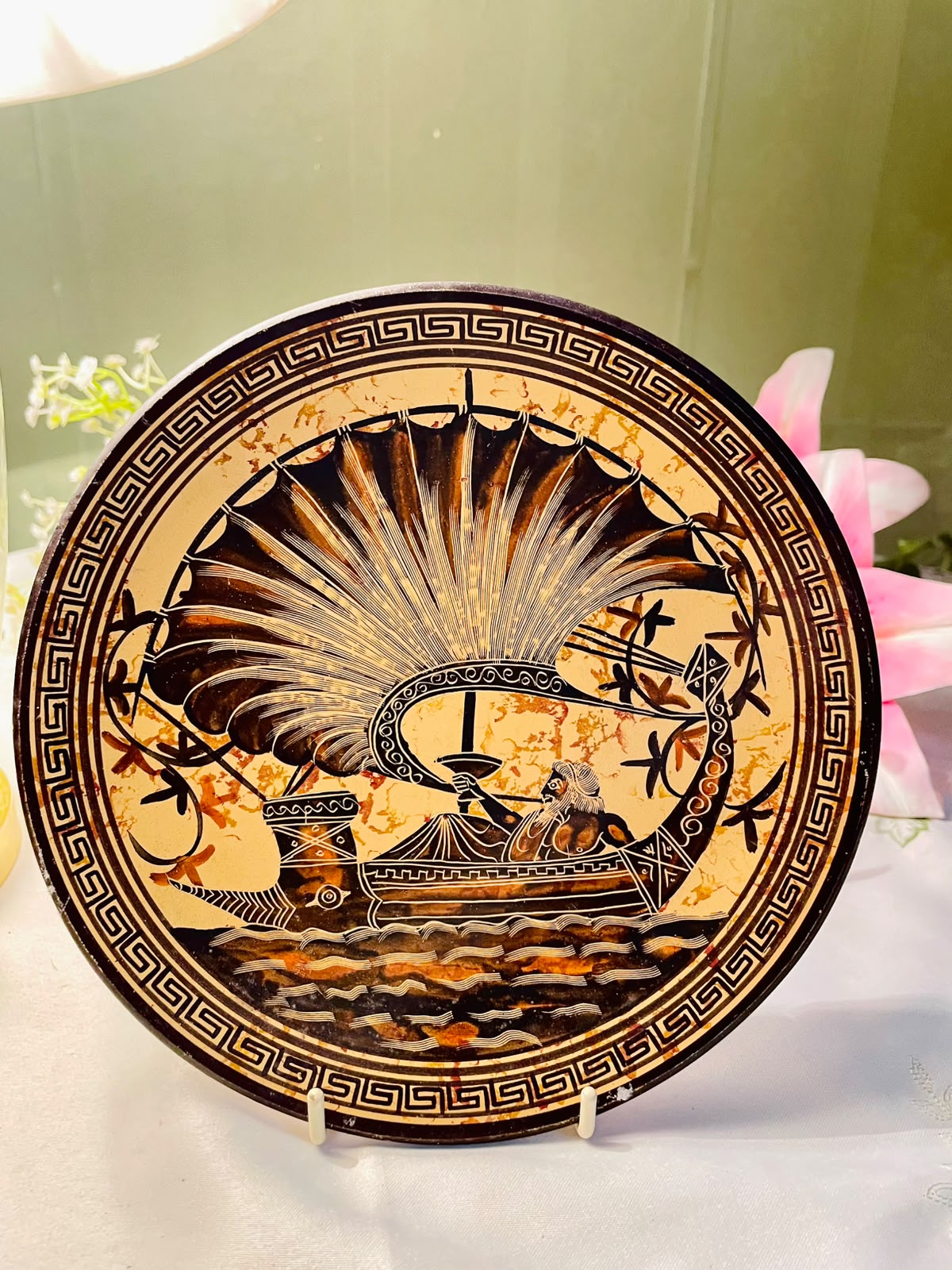 Greek Warrior Decorative Wall Plate ( Rare Finds ) – 7.5 Inch