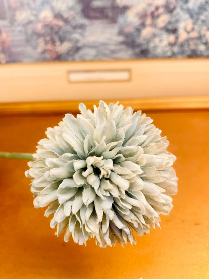 Cream Artificial Chrysanthemum Flower Stem 12"