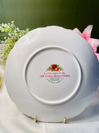 Royal Albert Old Country Roses Garden Plate – 8 Inch
