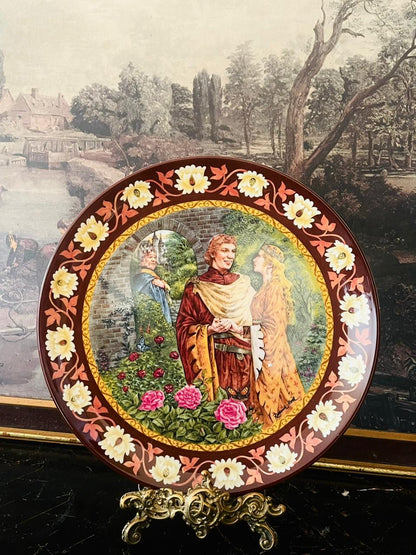 Wedgwood “Lancelot and Guinevere” – The Legend of King Arthur Collector Plate (1987, Made in England)