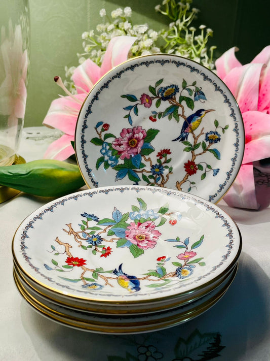 Aynsley Pembroke Fine Bone China Side Plates 5-Piece Set 14 cm