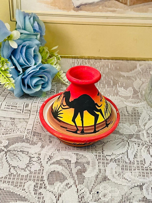 Handpainted Mini Tagine Pot – Moroccan Style Decor