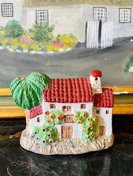 vintagecottage, spanishstyledecor, rusticminiature, terracottahouse, cottagecorehome, mediterraneanvibes, handmadeart, vintagefindspakistan, sunsetkitchen, homedecorlover